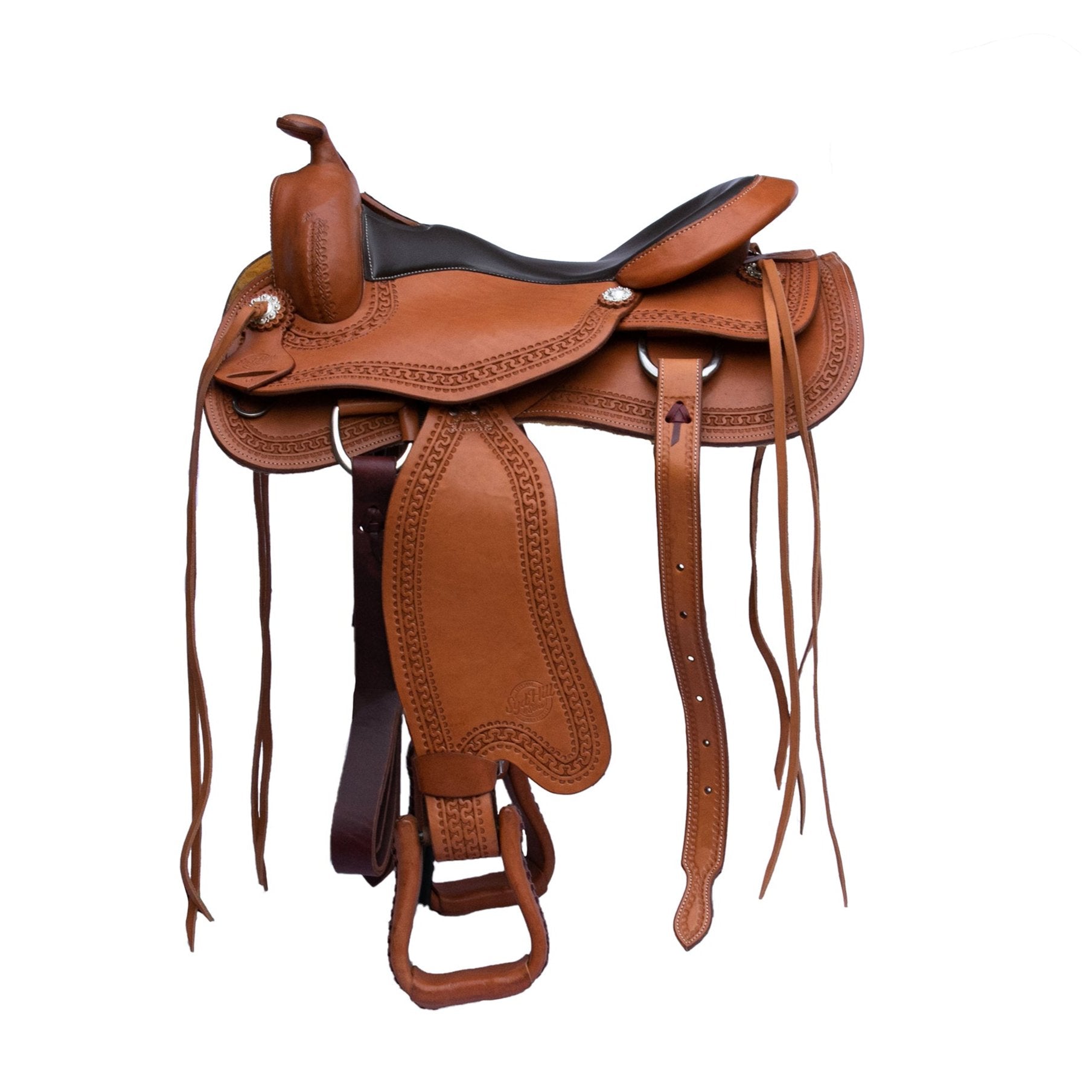 treeless western saddle