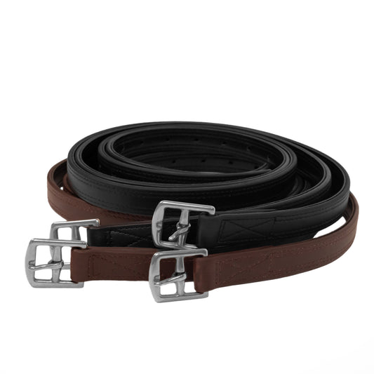 Syd Hill PVC Stitched Stirrup Leathers