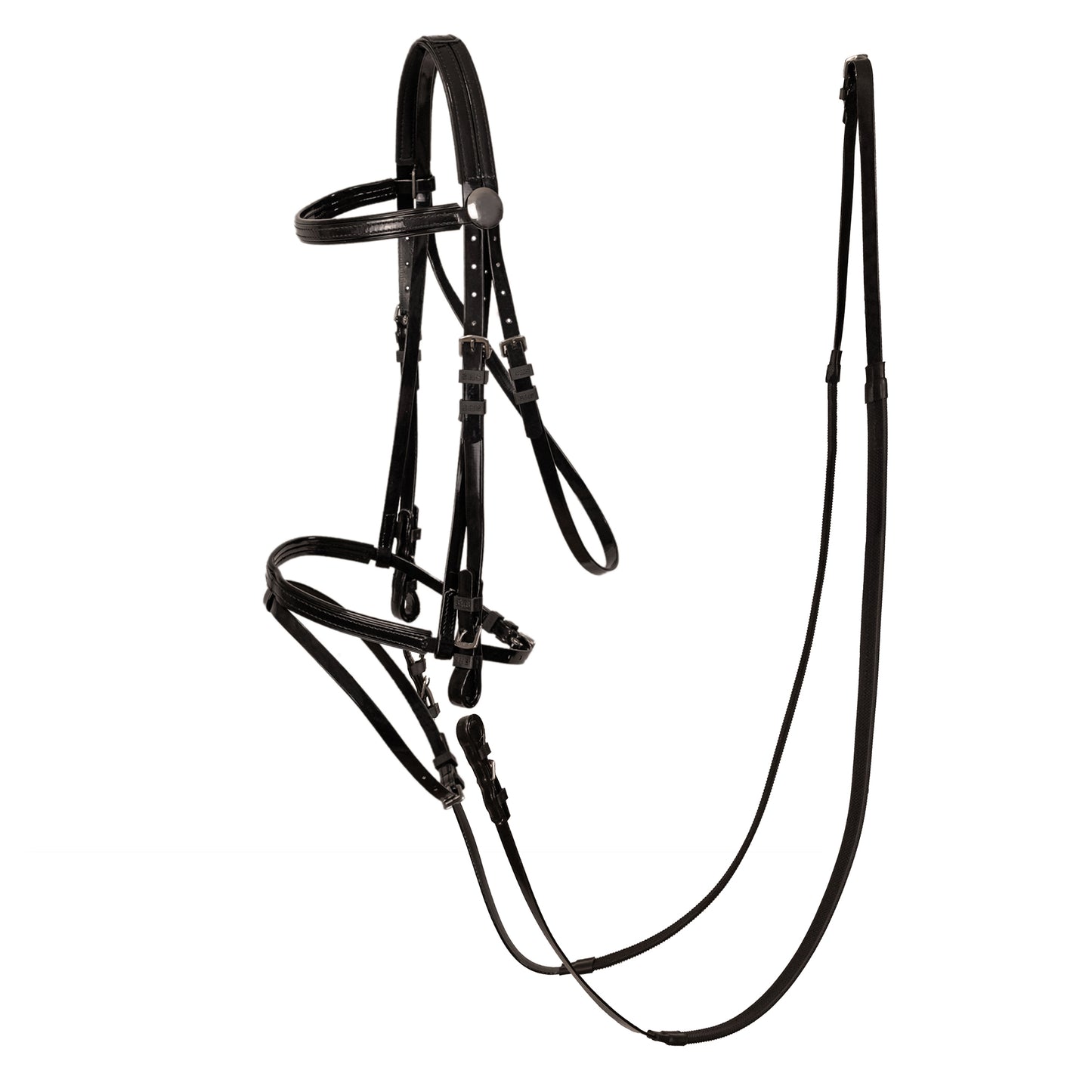 Syd Hill PVC Hanovarian Bridle with Reins