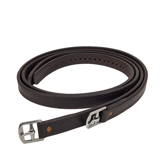 Syd Hill Polo Cross-Stitch Leather Stirrup