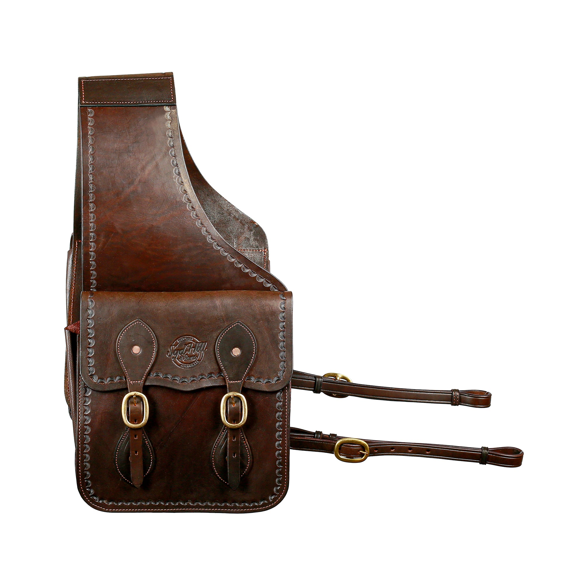 Saddle leather luggage online